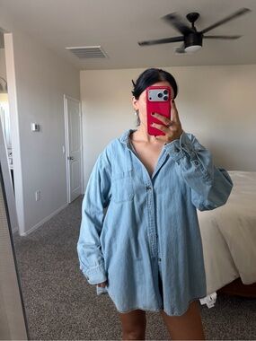 Vintage denim button down